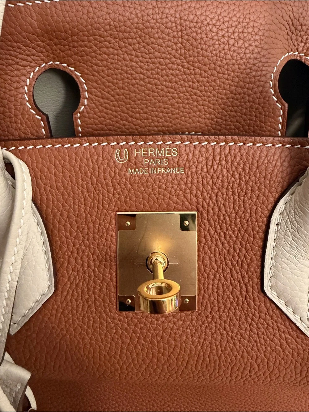 Special Order (HSS) Birkin 30 Gold Craie Togo GHW IMPORTED TOGO